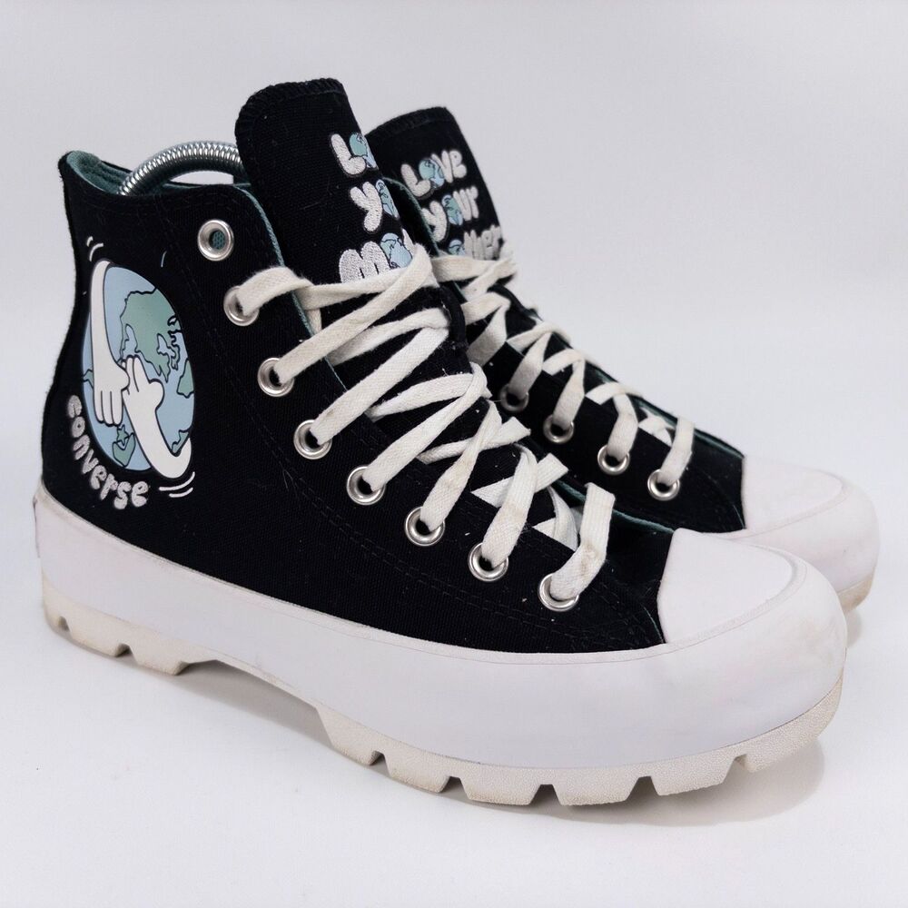 Converse Chuck Taylor All Star Love Your Mother Platform Sneakers Womens 8.5